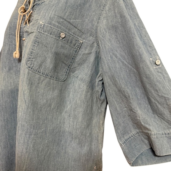 Lauren Jeans Company Ralph Lauren Nautical Tunic Top SZ 2X Coastal Maine - Picture 6 of 10